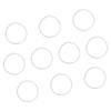 10Pcs Tumbler Lid Seals Lid Silicone Gasket Rings Leakproof Cup Lid Gasket Seals for Tumbler Mugs Easy To Install