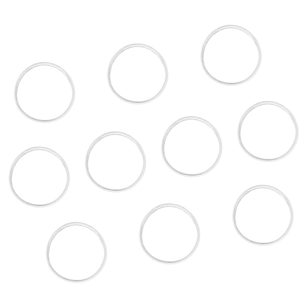 10Pcs Tumbler Lid Seals Lid Silicone Gasket Rings Leakproof Cup Lid Gasket Seals for Tumbler Mugs Easy To Install