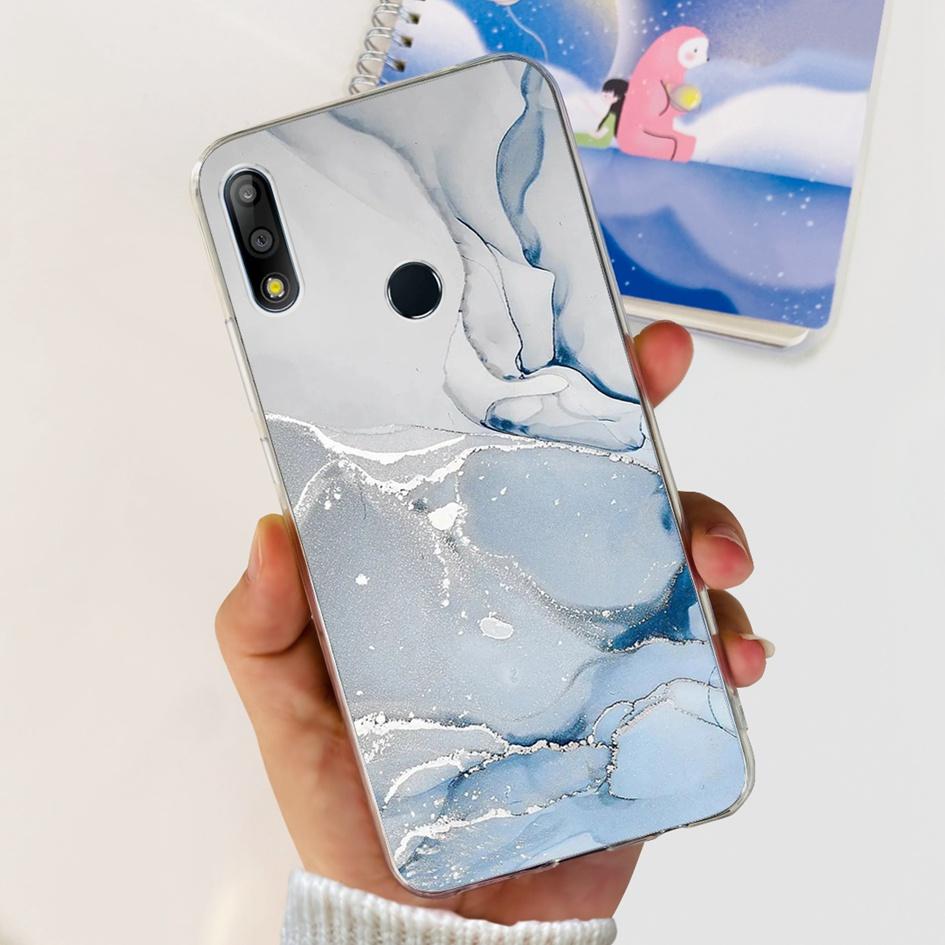 Pouzdro na telefon pro Asus Zenfone Max Pro M2 ZB631KL ZB633KL ZB630KL Pouzdra Silikonové Měkké Průhledné Kryt pro Asus X01BDA X01AD X01BD Funda