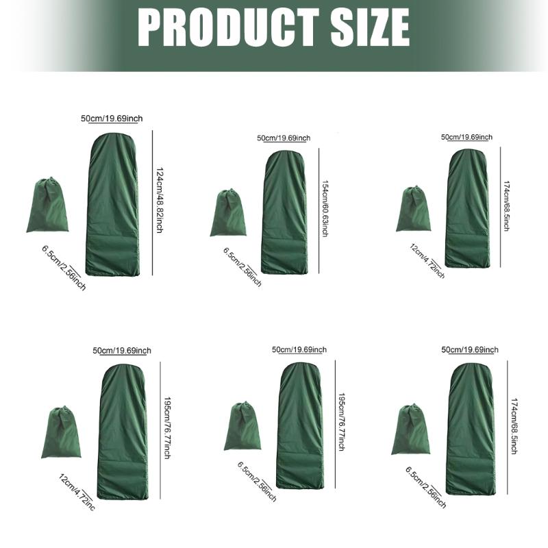 Durable Oxford Fabric Foldable Ladder Dust Cover Weatherproof Protective Storage For Outdoor Indoor Use