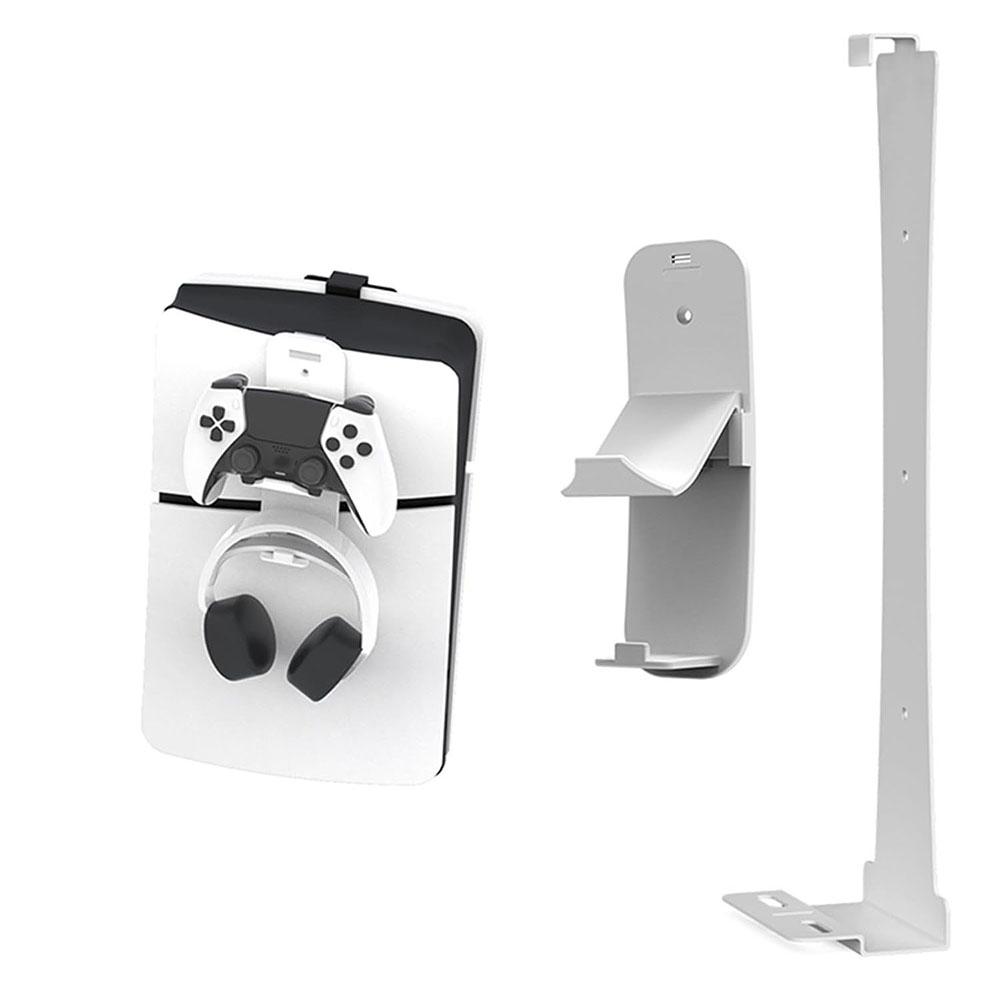 Wall Mount + Storage Hook Set Accessories For PS5 Slim Console