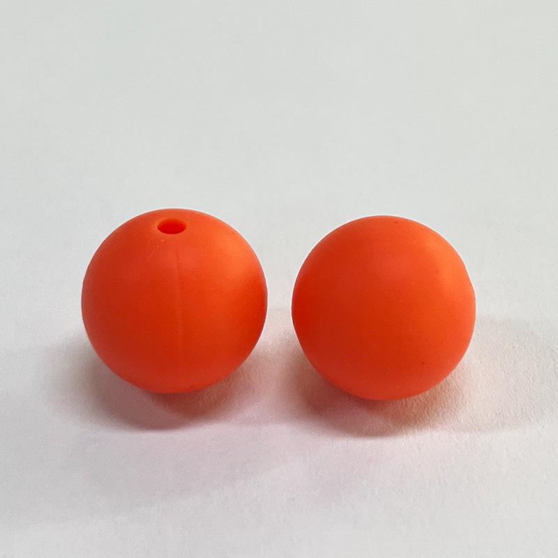 15mm Macaron Silicone Round Beads for Baby DIY Pacifier Chains