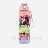 Anime K-Pop Demon Hunters Character Water Cup Large Capacity Outdoor Portable Rope Drinking Bottle Gift for Boys and Girls