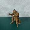 Funny 3D Printing Knight Ornaments Creative Desktop Accessory Kneeling Knight Pen Holder  Office