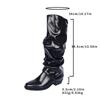 Fashion New autumn and winter women's boots with thick heels, high boots, long boots, and Western cowboy knight boots