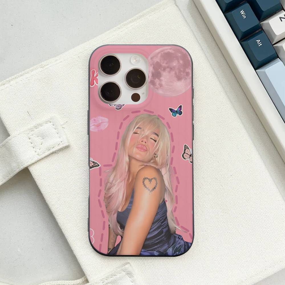 

Singer K-Karol G Phone Case For IPhone 11 12 13 14 15 16 17 Pro Max PLUS Pro Wave Corrugated Silicone Case iPhone 12 pro