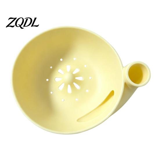 Wash And Drain Gadget Self-Spinning Berry Swirl Bowl, Food-Grade Silicone Vortex Fruit Colander with Built-in Portable Rinse Basin for Cleaning Grapes