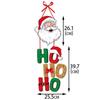 Christmas Door Hanger New  Party Pendants Xmas Tree Hanging Oranments Santa Claus Snoweman Elk  Xmas Navidad Decor