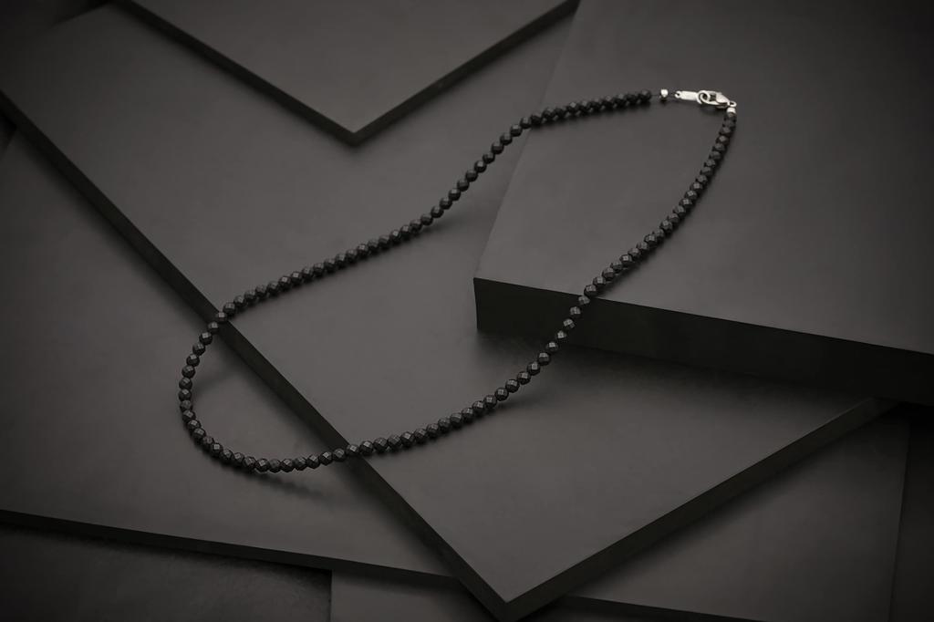 Colantotte Luce Alpha Matte ABARN01M Necklace, 100mm, Black,