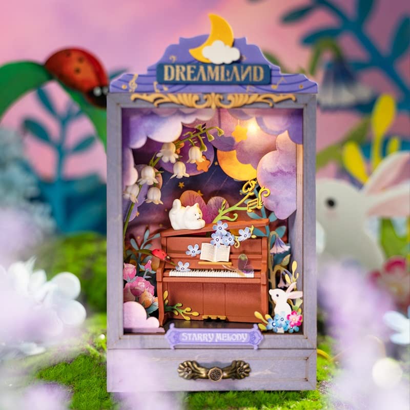 Tsukurundesu® DIY Miniature House Dollhouse Secret Garden Series (Dreamland) with Japanese Instructions