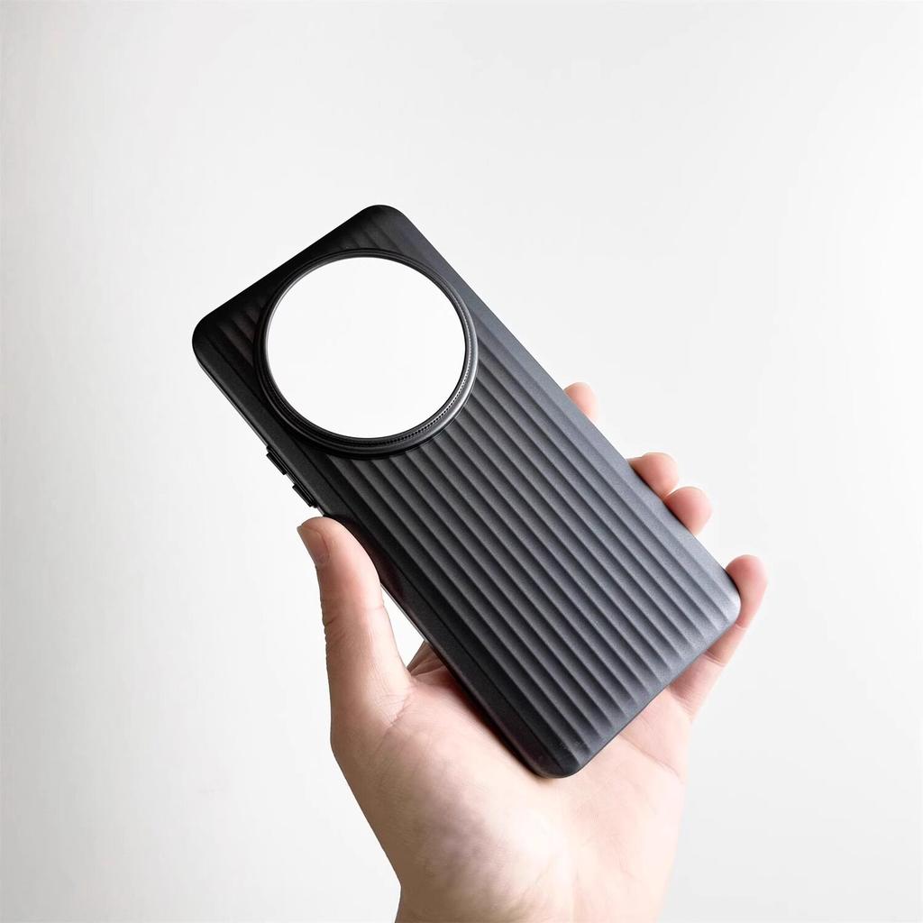 For Xiaomi 14 Ultra Case Matte Corrugated PC Skin Feel Hard Phone Cover For Mi 14 Ultra Shell Dustproof Non-Slip Bumper