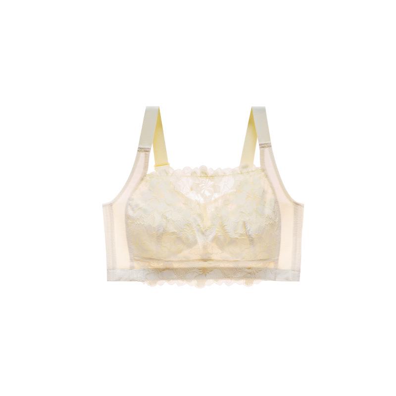 Plus Size Wire-Free Binder Bra for Bust Minimization and Side Fat Reduction, Large Cup Bandeau, Wire-Free, Big Chest Minimizer