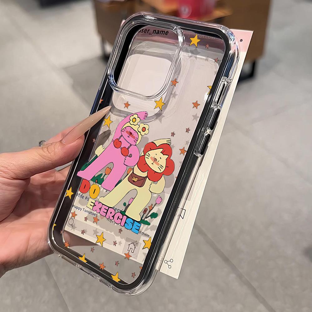 Painted Phone Case for iPhone 17 11 12 13 14 15 16 iPhone 17 12 13 14 15 16 Pro 17 12 13 14 15 16 Pro Max  High Quality Painted Animal Cute Phone Case