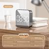 Functional Multi Mirror Electronic Alarm Clock With Date Display Function
