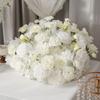 Uflower Rose Green Leaves Flower Ball Centerpieces - Wedding Table Decor Luxurious Floral Arrangements for Stage Road Lead