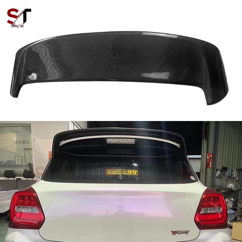 Suzuki Swift ZC33S Carbon Fiber Rear Spoiler Tail Lip Stabilizer