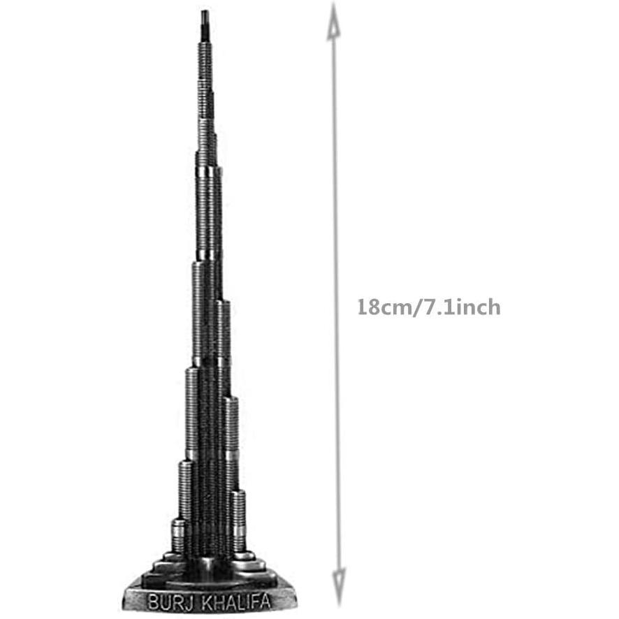 

Сувенирное здание Дубай Пальма Статуя Металл Всемирно известная достопримечательность Модель здания Домашний офис Декор Украшения