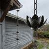 Adjustable Length Lotus Rain Catcher Anti-Rust Lotus Hanging Chime Lotus Rain Chain  Garden Decor