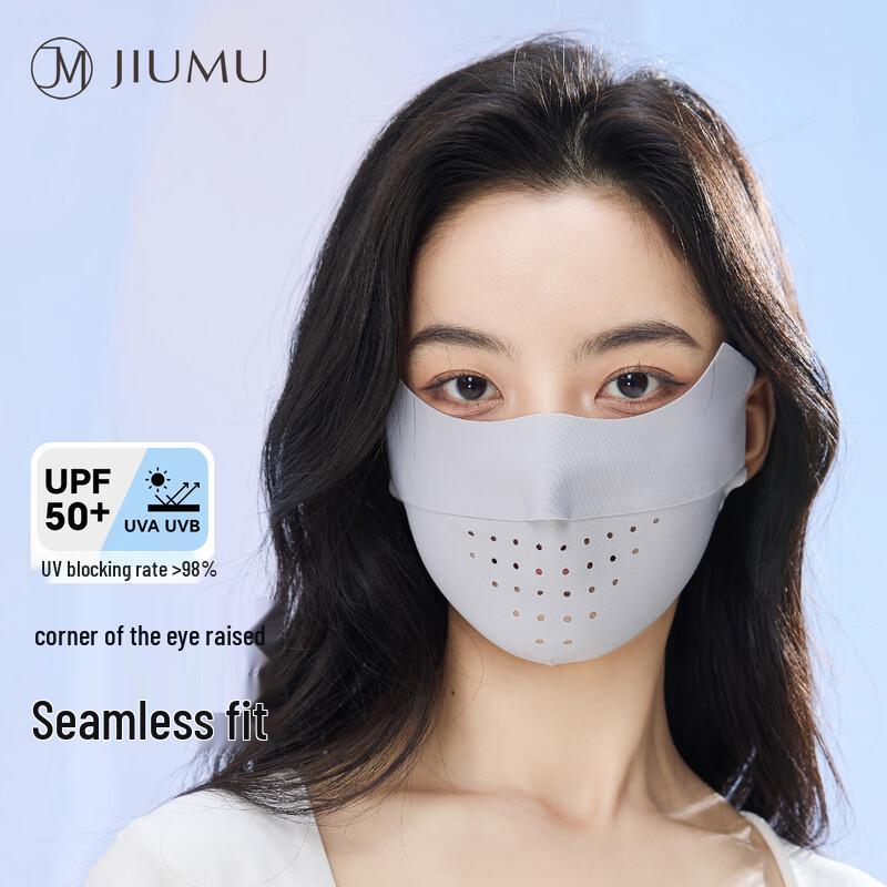 JIUMU Ice Silk Full Face Sun Protection Mask