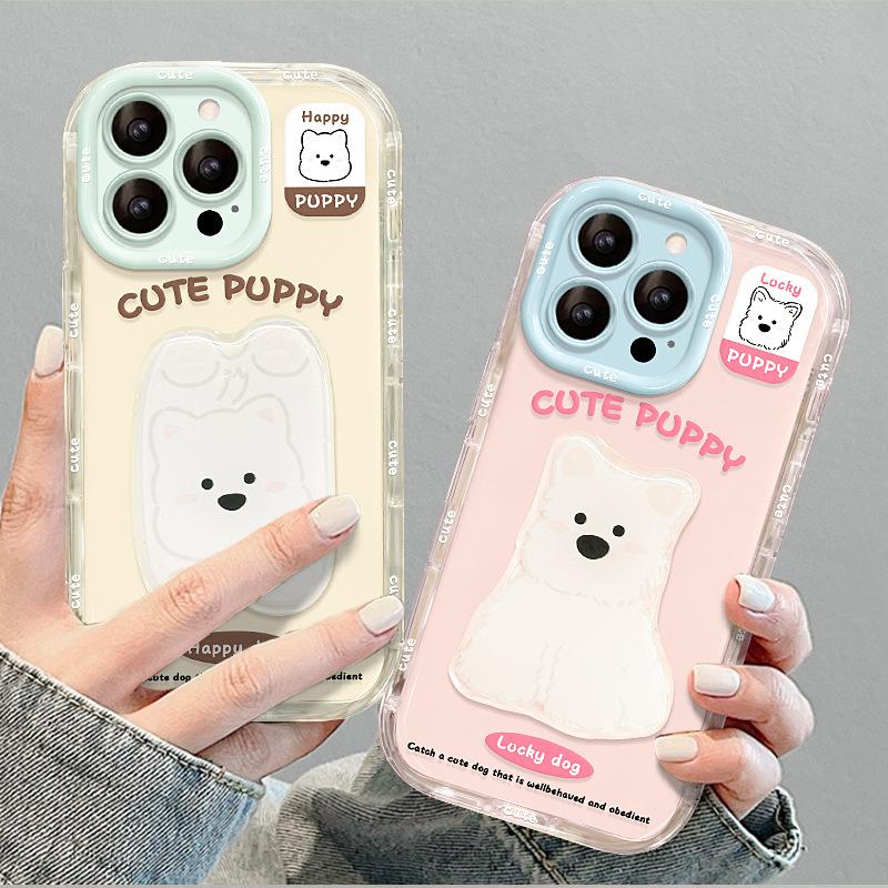Puppy doll for apple 16e cute phone case 13promax cartoon iphone15 dopamine 14/12