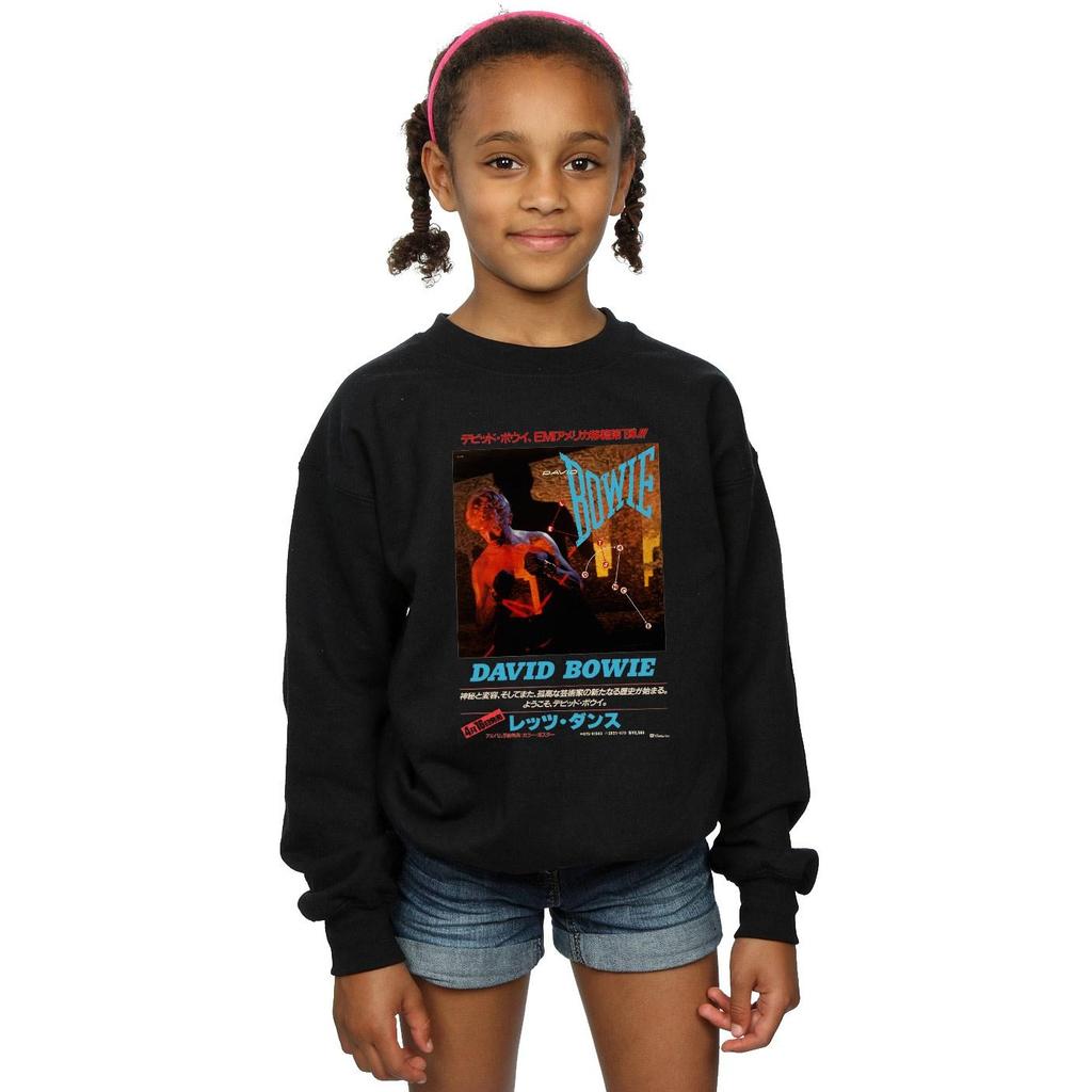 David Bowie Girls Asian Poster Sweatshirt