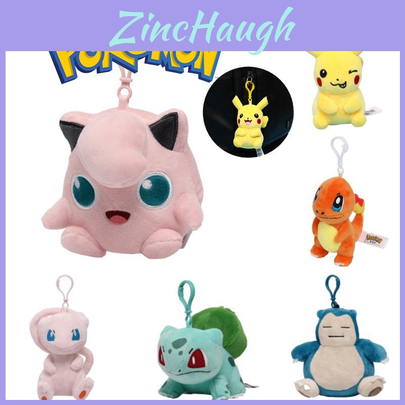 Pingente Chaveiro Pelúcia Fofa Pokémon Pikachu Charmander