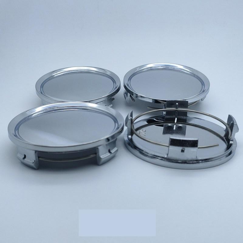 4pcs/lot Blank No Logo 74mm Wheel Cap For Mercedes-Benz Wheel Center Caps Hub Caps Fit 65mm Emblem Sticker Black Silver LM6