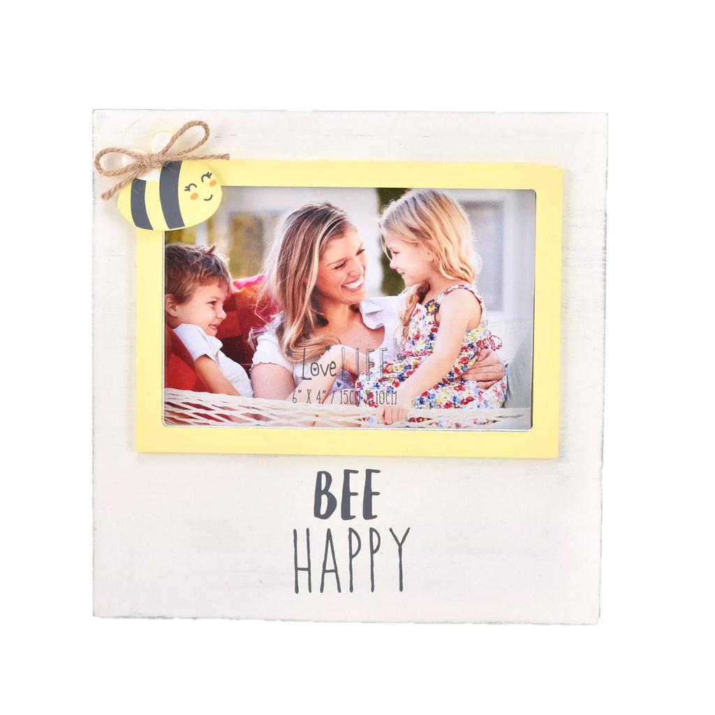 Celebrations Love Life Bee Happy Photo Frame