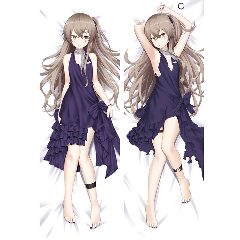 Anime Game Dívčí povlak na polštář Frontline Frontline StG44/MP40/MG42 Pouzdro Dakimakura Oboustranné Povlečení Objímací tělo Polštář