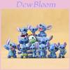 Disney Lilo Stitch Set da Collezione con 12 Pezzi di Action Figures Adorabile Ornamento Per Bambini e Fan del Cartone Animato!