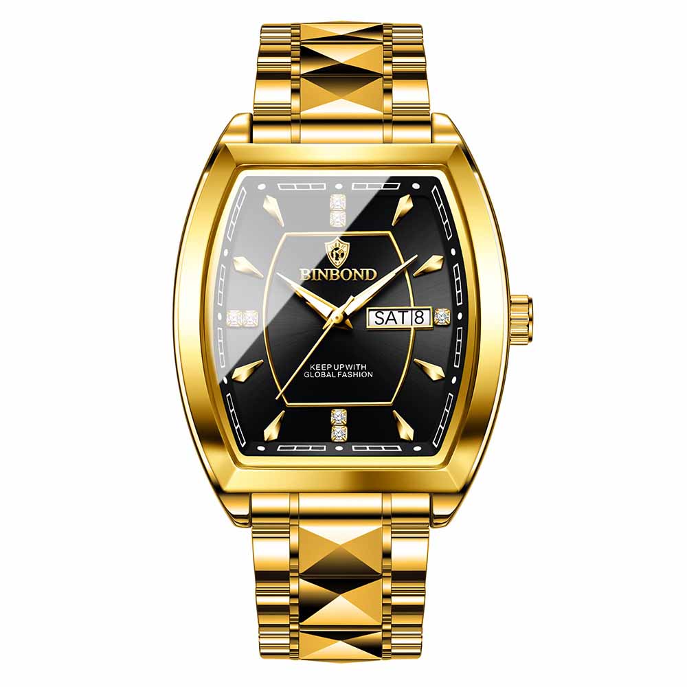 Men's Waterproof Luminous Running Alarm Clock Watch