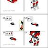 Jouet d'assemblage de petits mechas en blocs de construction