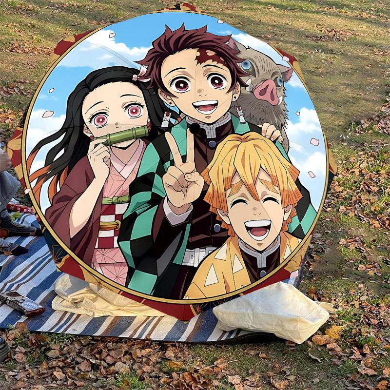 1PC Anime Characters Umbrella-8-Rib Reinforced, Automatic Open, Lightweight & Durable, Cute Fashion Accessory for Outdoor-P2707