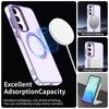 For Samsung Galaxy A55 For Magsafe Magnetic Phone Case For Samsung Galaxy A55 TPU Shockproof Candy Color Wireless Charge Cover