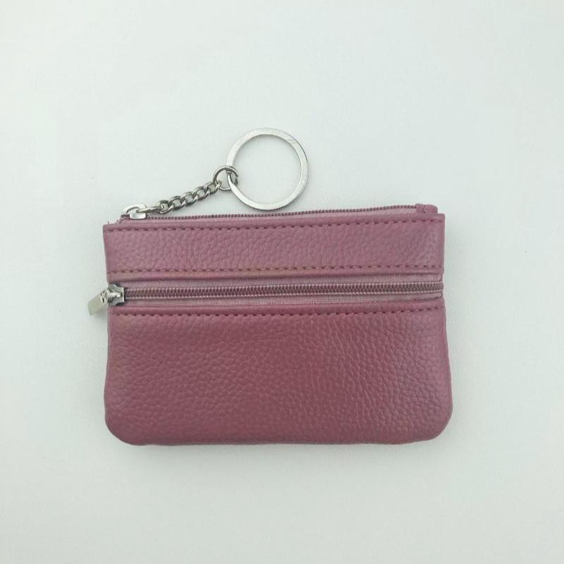 New PU Leather Coin Purses Women's Small Change Money Bags Pocket Wallets Key Holder Case Mini Functional  Zipper Card Wallet