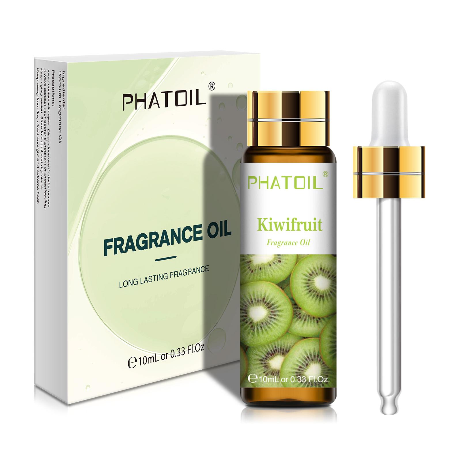 

PHATOIL 10 мл Клубника Вишня Лайм Манго Кокос Фруктовые ароматические масла для ароматерапии Диффузоры Уход за кожей Массаж Йога Релаксация Духи «сделай сам» Kiwifruit