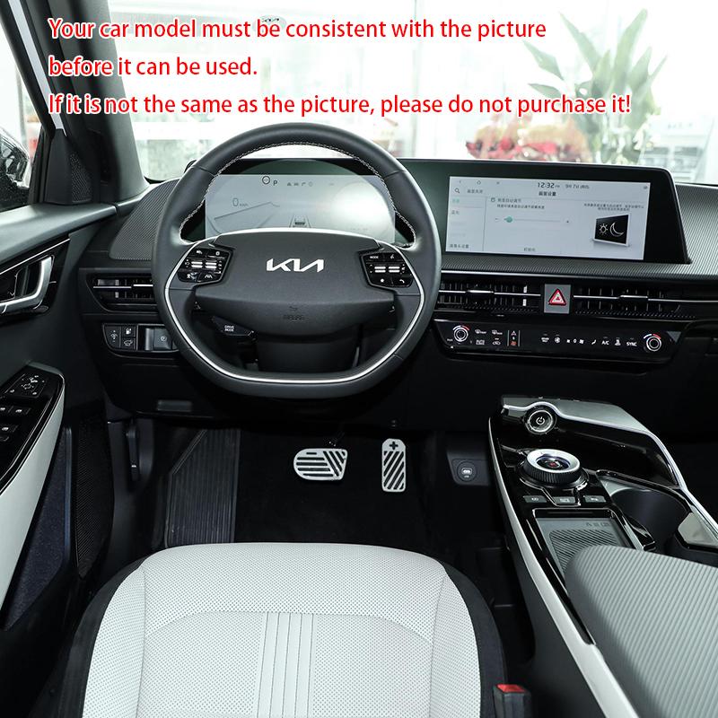 For Kia EV6 2022 2023 Car Accessories 12.3-Inch Screen Phone Holder Mount Cover Automobile Trim