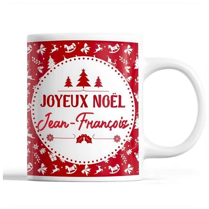 Mug - Noël Jean-François - Céramique - Imprimé Recto/Verso - 325 ml