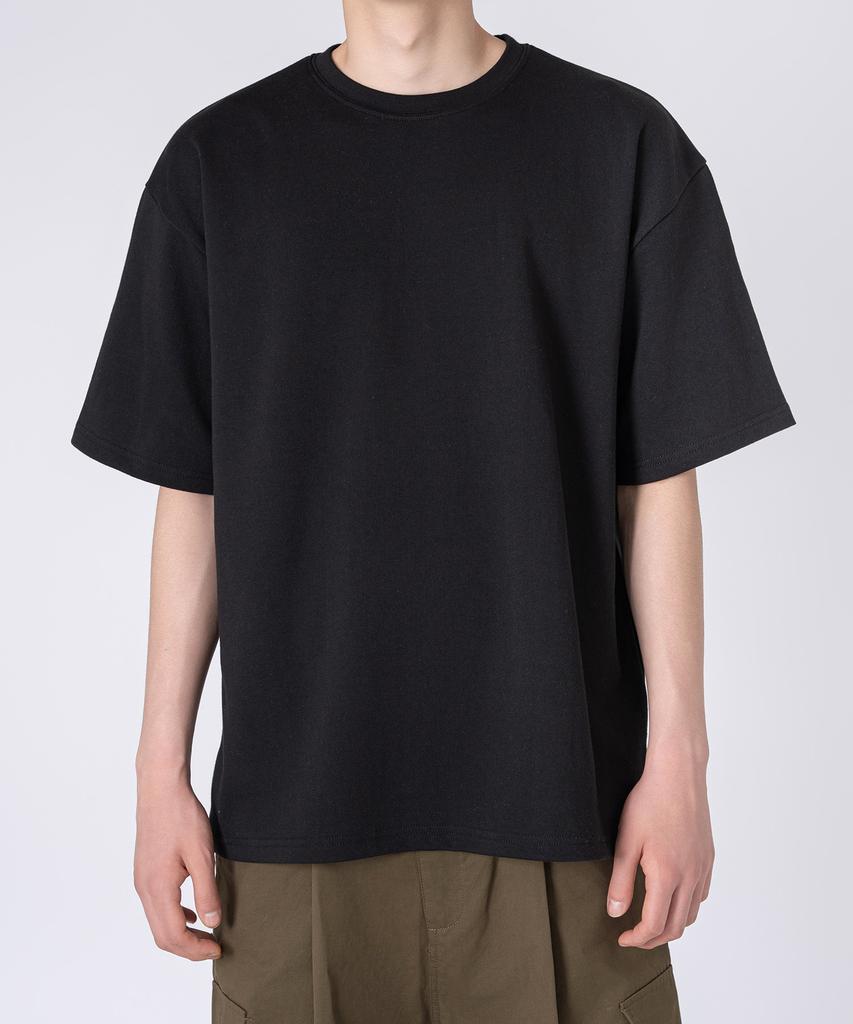 UNDEROFF Oversized Crew Neck Plain Short Sleeve T-Shirt White