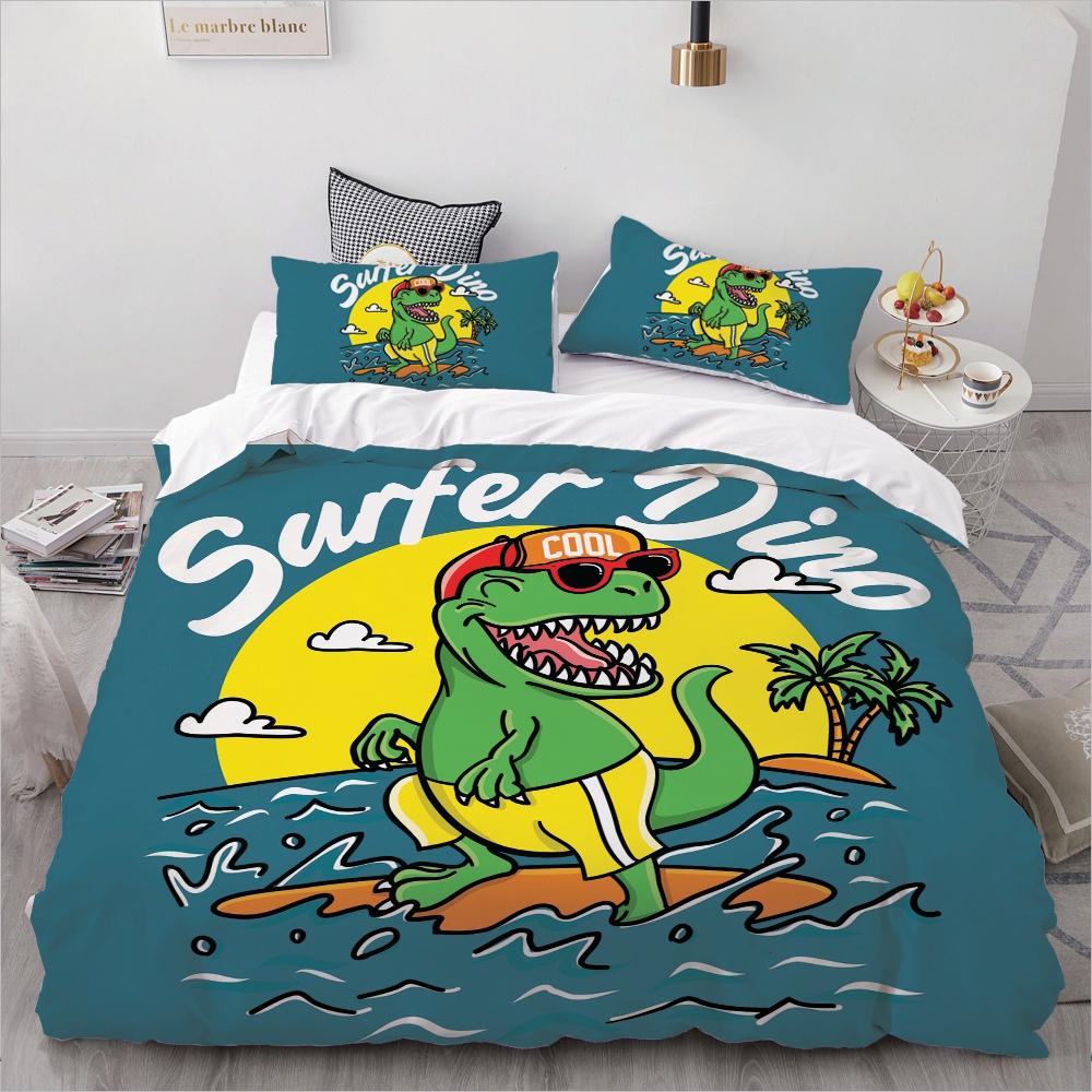 

3D Детский постельный комплект для детей/младенцев/мальчиков На заказ/Кинг/Европа/США, 3 предмета: комплект пододеяльника, комплект чехла для одеяла/покрывала Милый акуленок 135x200cm 3pcs