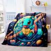 Pokem-Squirtles Decorative Blanket School Bedroom Decoration Fluffy Soft Blankets for Bed Bedspread the Sofa Throw Warm Winter89