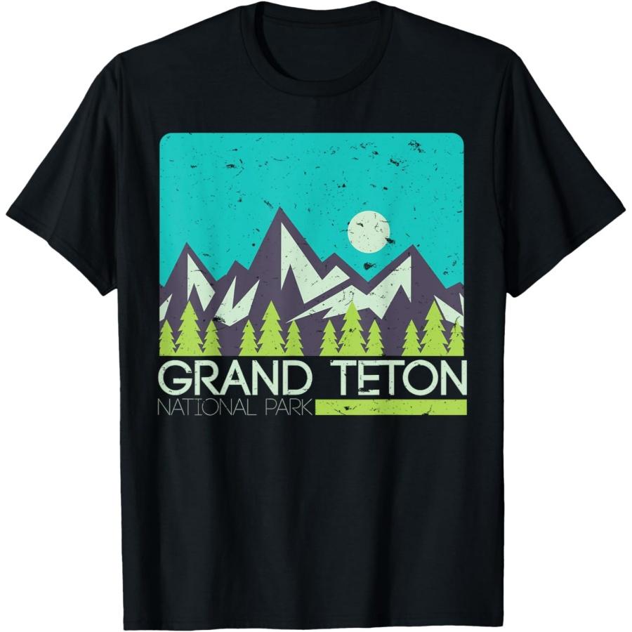 Grand Teton Vintage Retro T-Shirt S