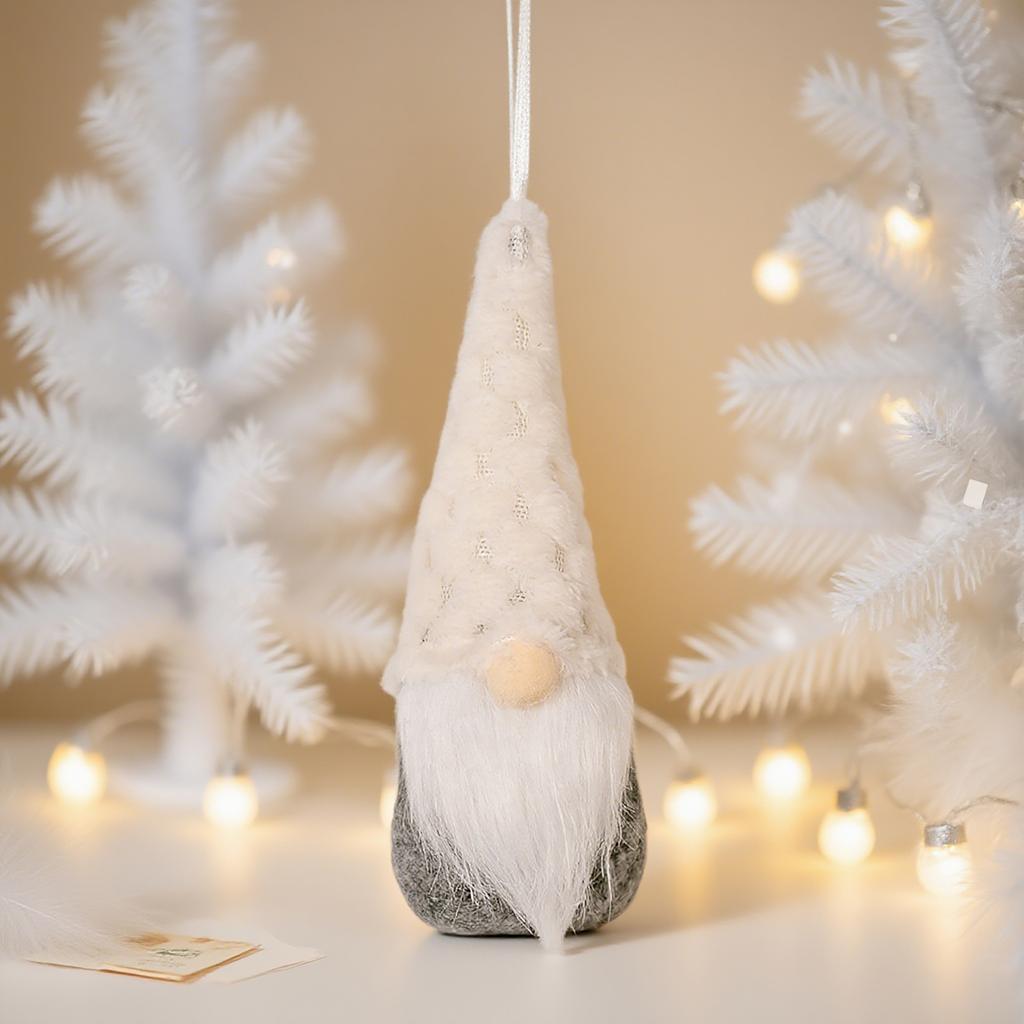 Christmas Decorations Creative Colorful Knitted Santa Faceless Old Man Pendant Goblin Pendant Dwarf Pendant