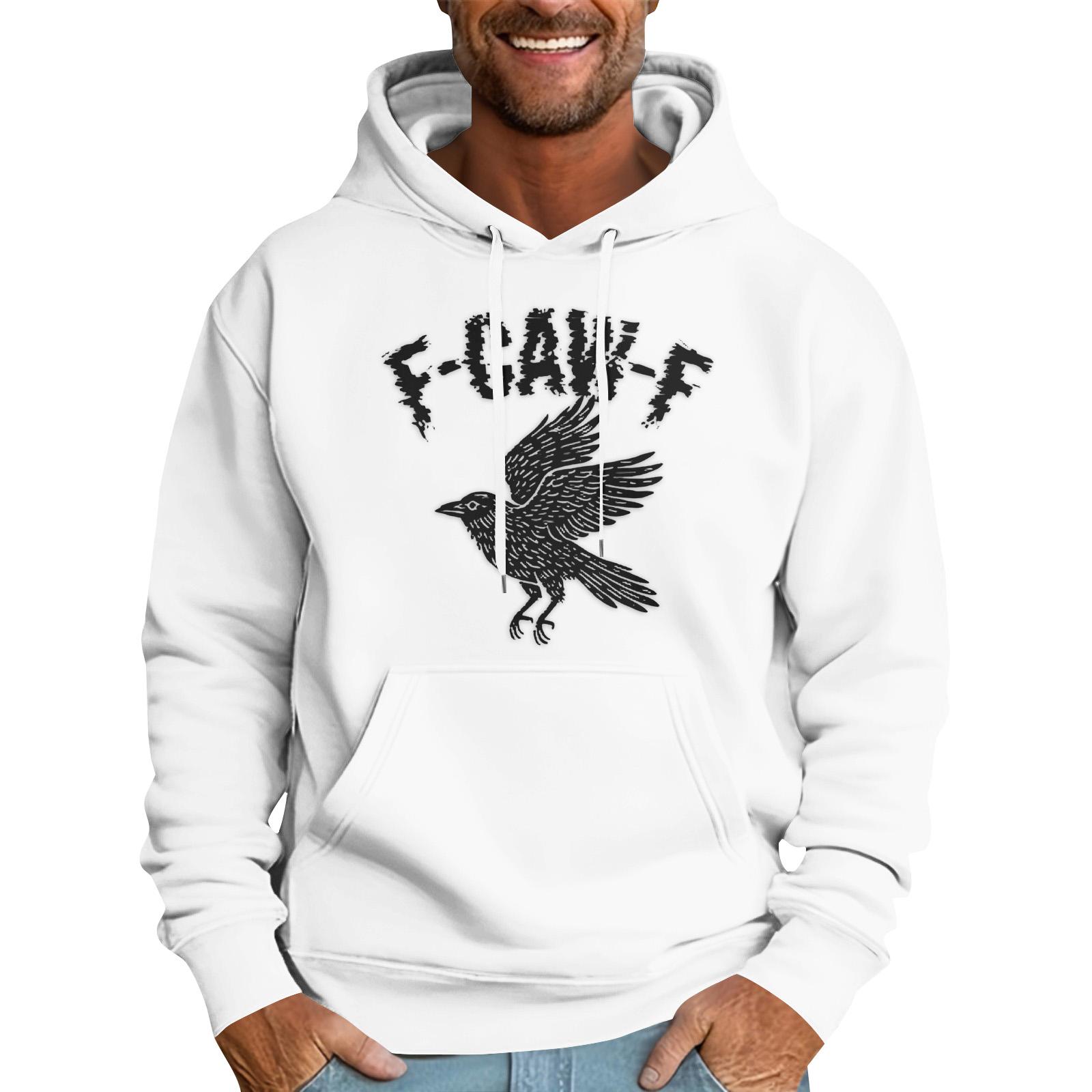 Мужской рождественский свитер с принтованным воротником XL белый 2070₽