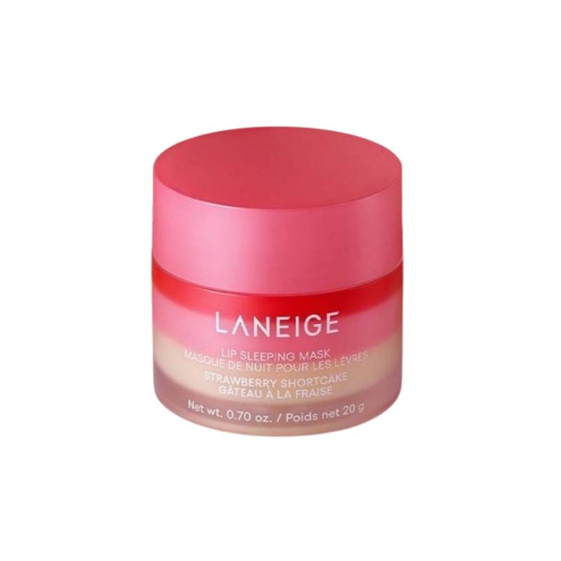 Laneige Lip Sleeping Mask EX Strawberry Shortcake 20g – Berry Vitamin Lip Balm, Triple Layer Moisturizing Lip Mask for Soft Smooth Lips 20g
