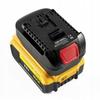 Rosfix Adapter Dewalt / Milwaukee für Bosch Akku – Kompatibilität mit 18V Akkus | Solide Konstruktion | USB-Anschluss zum Aufladen