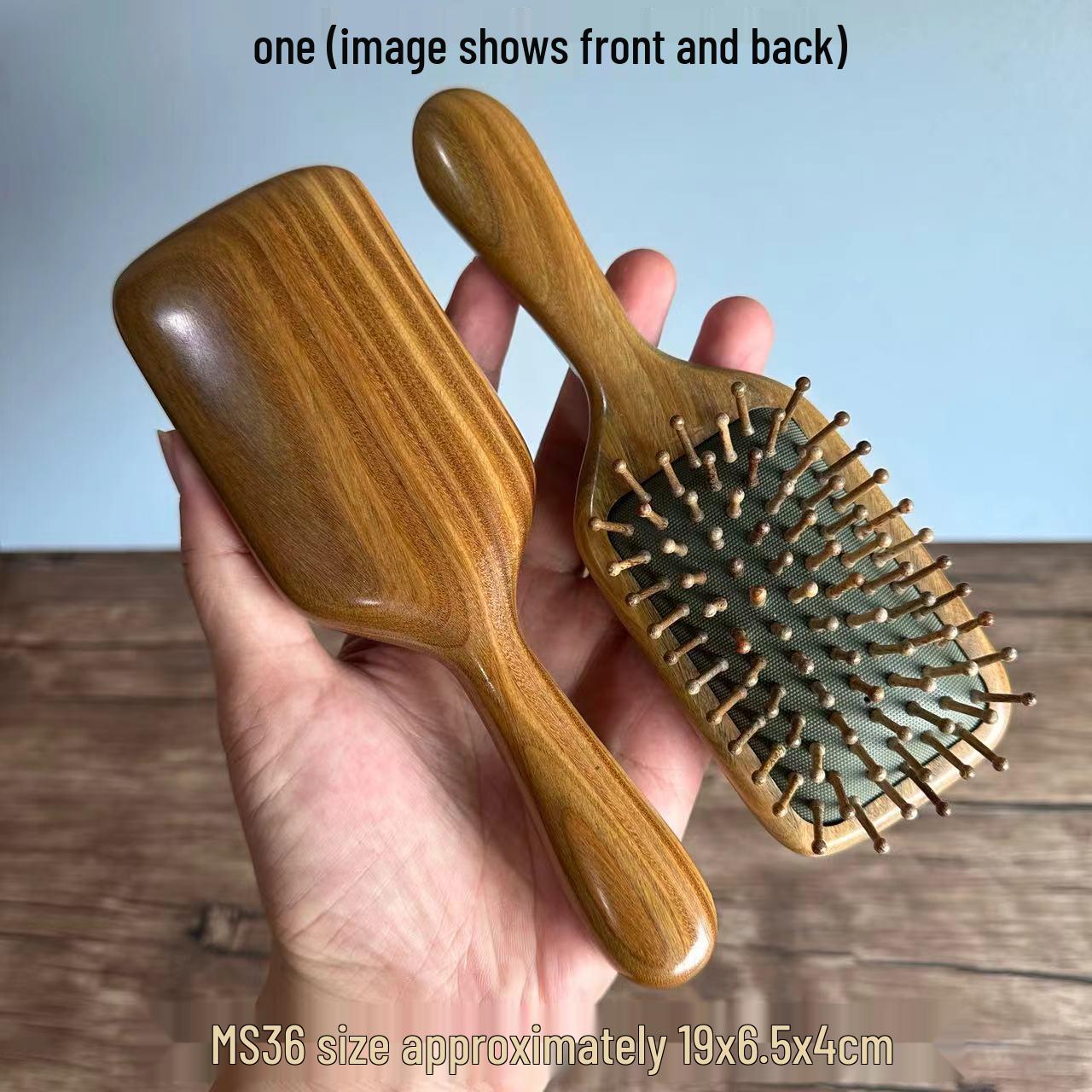 

Набор расчесок с воздушной подушкой из сандалового дерева премиум-класса для вьющихся волос - нишевый дизайн для женщин