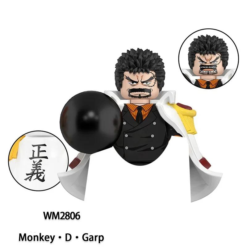 Siste versjon Byggeklosser Japan Anime Klosser Dukker Mini Action Leketøysfigurer Monteringsklosser Barnegaver