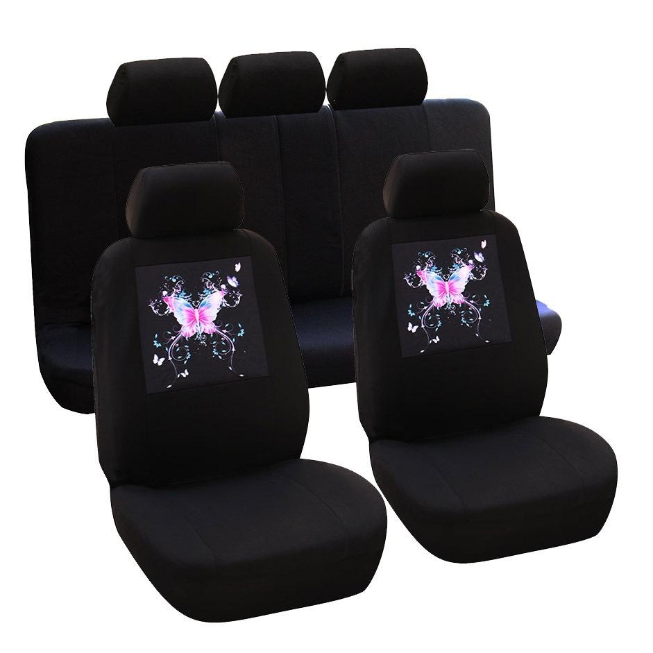 Gm Seat Cover Panda Skull Butterfly