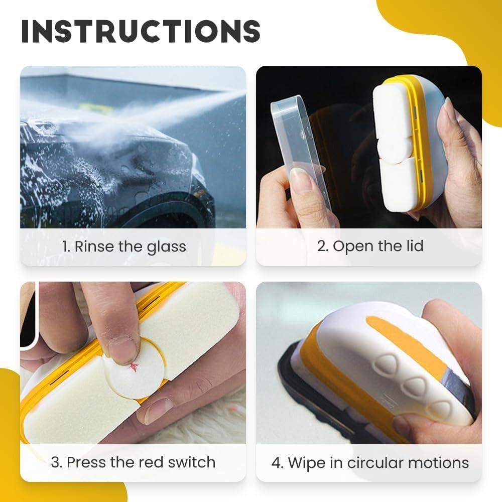Anti-Fog Car Glass Oil Film Cleaner Glass Care Water Repellent Windshield Cleaner Streak-Free Glass Cleaner Car Care